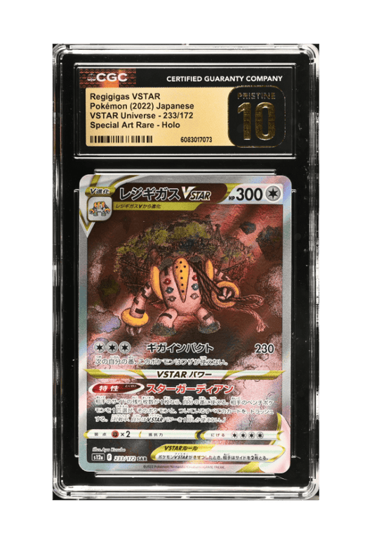 BuyGradedCards REGIGIGAS VSTAR SAR 233/172 CGC PRISTINE 10 - VSTAR Universe 2022