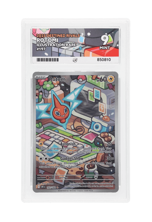 BuyGradedCards ROTOM IR 197/182 ACE MINT 9 - Destined Rivals 2025