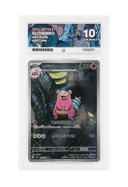 BuyGradedCards SLOWBRO AR 087/081 ACE GEM MINT 10 - Abyss Eye 2026