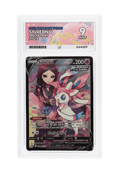 BuyGradedCards SYLVEON V SA TG14/TG30 ACE MINT 9 - Brilliant Stars 2022