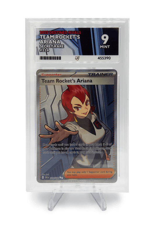 BuyGradedCards TEAM ROCKET’S ARIANA SR 224/182 ACE MINT 9 - Destined Rivals 2025