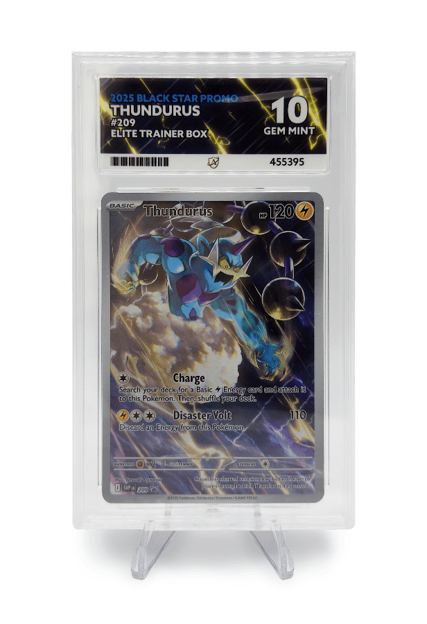 BuyGradedCards THUNDURUS SVP209 ACE GEM MINT 10 - Black Bolt ETB Black Star Promo 2025
