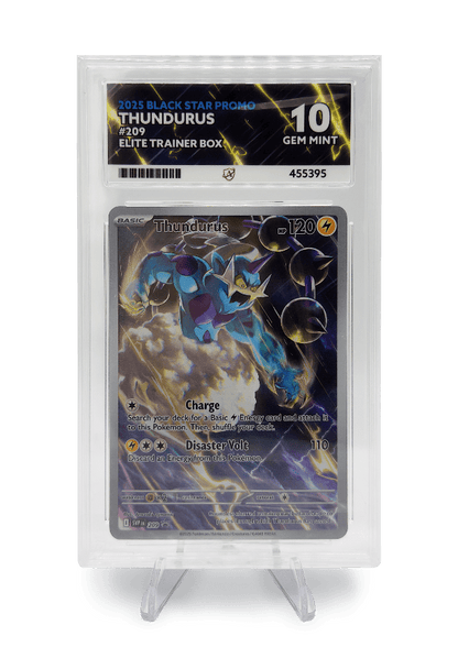 BuyGradedCards THUNDURUS SVP209 ACE GEM MINT 10 - Black Bolt ETB Black Star Promo 2025