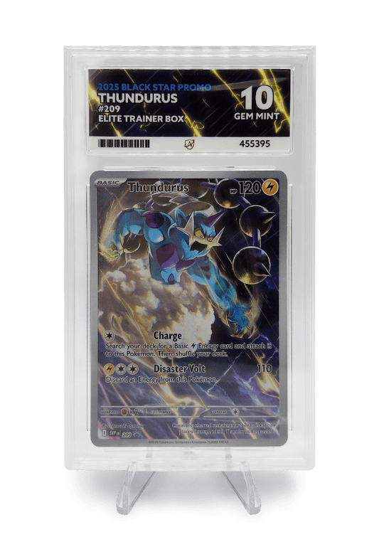 BuyGradedCards THUNDURUS SVP209 ACE GEM MINT 10 - Black Bolt ETB Black Star Promo 2025