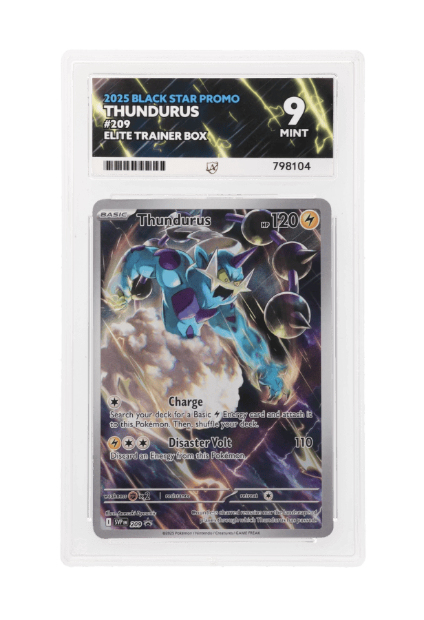 BuyGradedCards THUNDURUS SVP209 ACE MINT 9 - Black Bolt ETB Black Star Promo 2025