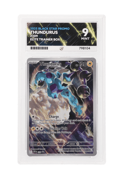 BuyGradedCards THUNDURUS SVP209 ACE MINT 9 - Black Bolt ETB Black Star Promo 2025