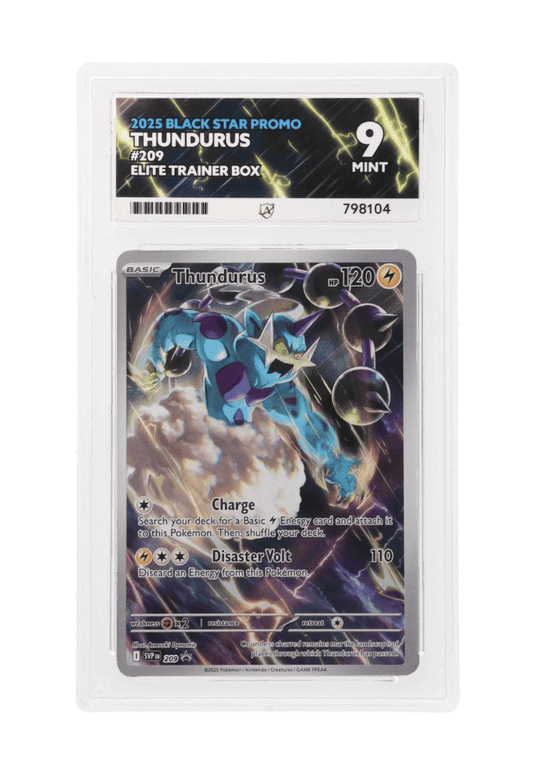 BuyGradedCards THUNDURUS SVP209 ACE MINT 9 - Black Bolt ETB Black Star Promo 2025