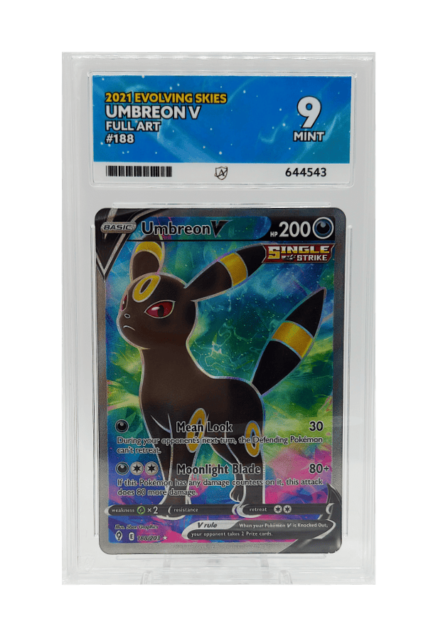 BuyGradedCards UMBREON V FA 188/203 ACE MINT 9 - Evolving Skies 2021
