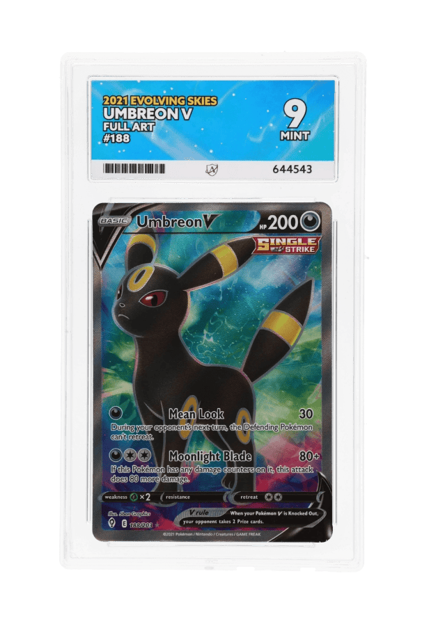 BuyGradedCards UMBREON V FA 188/203 ACE MINT 9 - Evolving Skies 2021