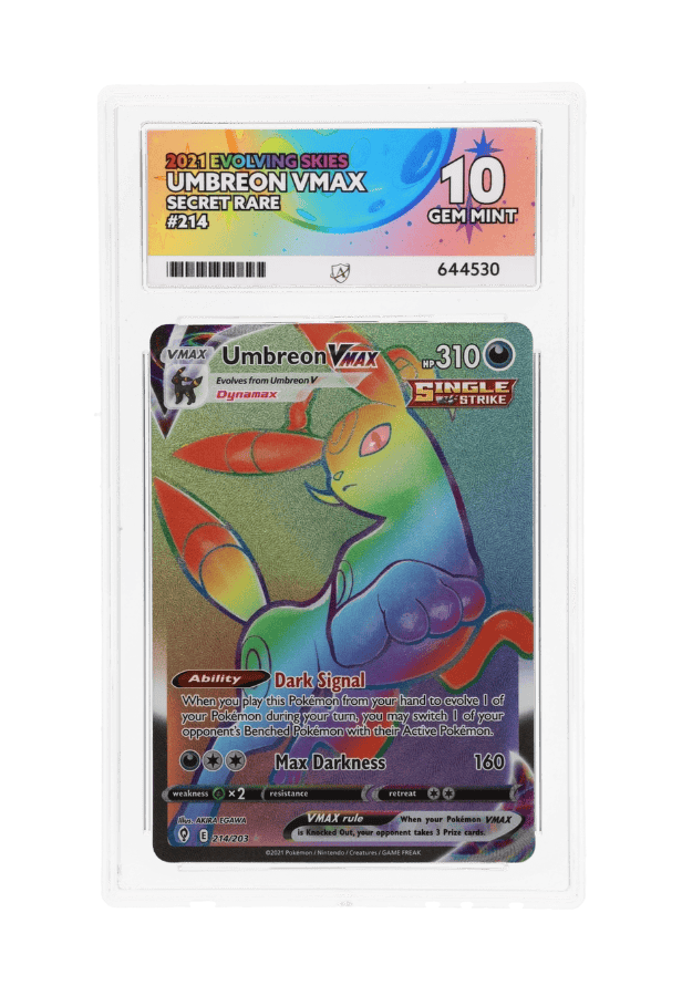BuyGradedCards UMBREON VMAX SR 214/203 ACE GEM MINT 10 - Evolving Skies 2021