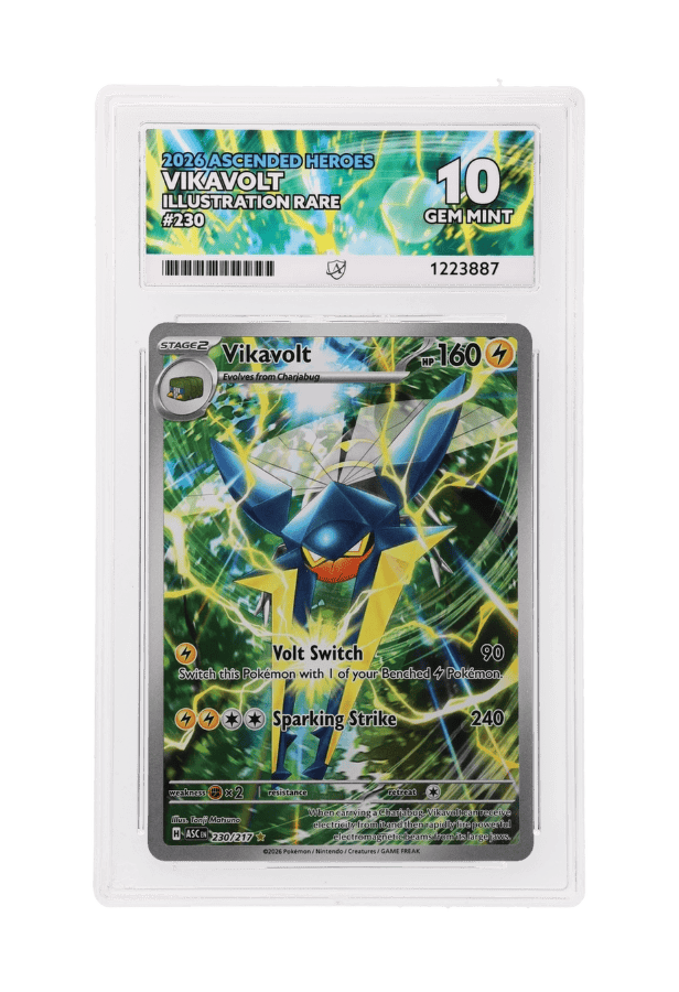 BuyGradedCards VIKAVOLT IR 230/217 ACE GEM MINT 10 - Ascended Heroes 2026