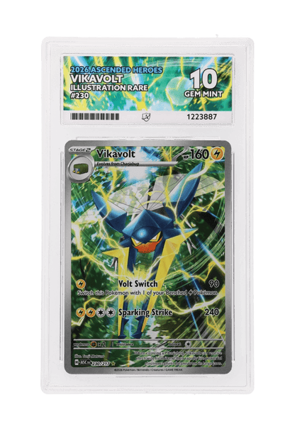BuyGradedCards VIKAVOLT IR 230/217 ACE GEM MINT 10 - Ascended Heroes 2026