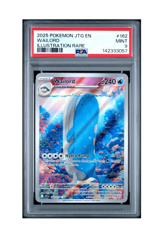 BuyGradedCards WAILORD IR 162/159 PSA MINT 9 - Journey Together 2025