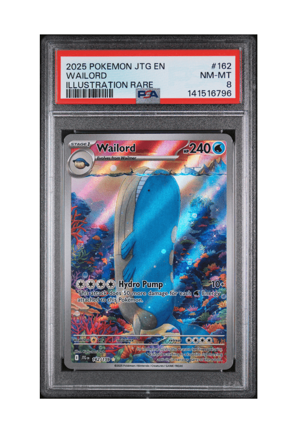 BuyGradedCards WAILORD IR 162/159 PSA NM-MT 8 - Journey Together 2025