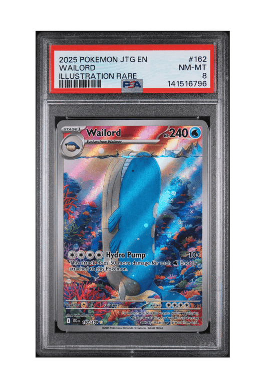 BuyGradedCards WAILORD IR 162/159 PSA NM-MT 8 - Journey Together 2025