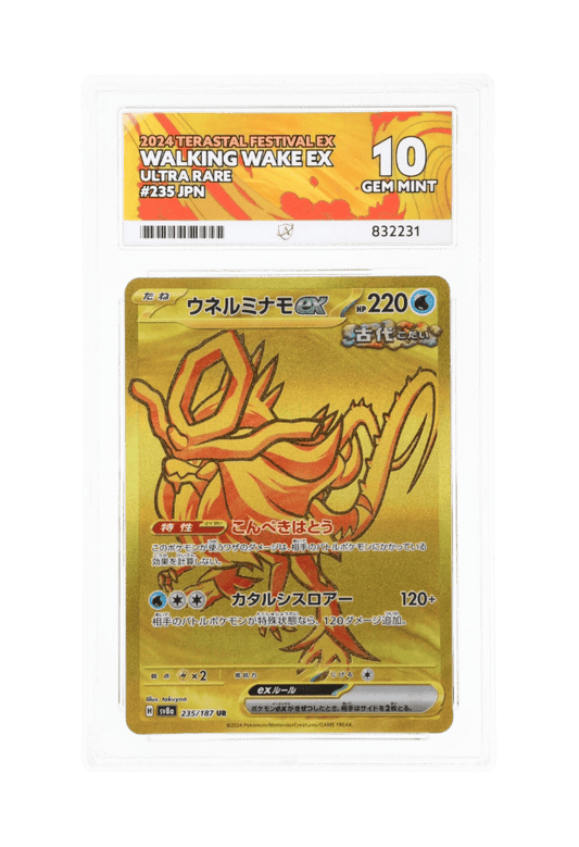 BuyGradedCards WALKING WAKE EX UR 235/187 ACE GEM MINT 10 - Terastal Festival EX 2024