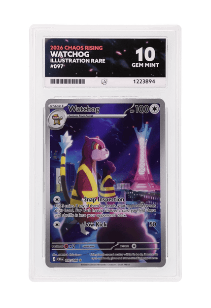 BuyGradedCards WATCHOG IR 097/086 ACE GEM MINT 10 - Chaos Rising 2026