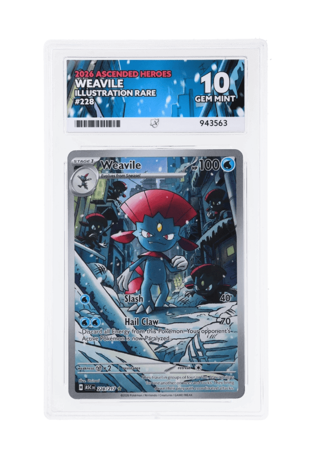 BuyGradedCards WEAVILE IR 228/217 ACE GEM MINT 10 - Ascended Heroes 2026