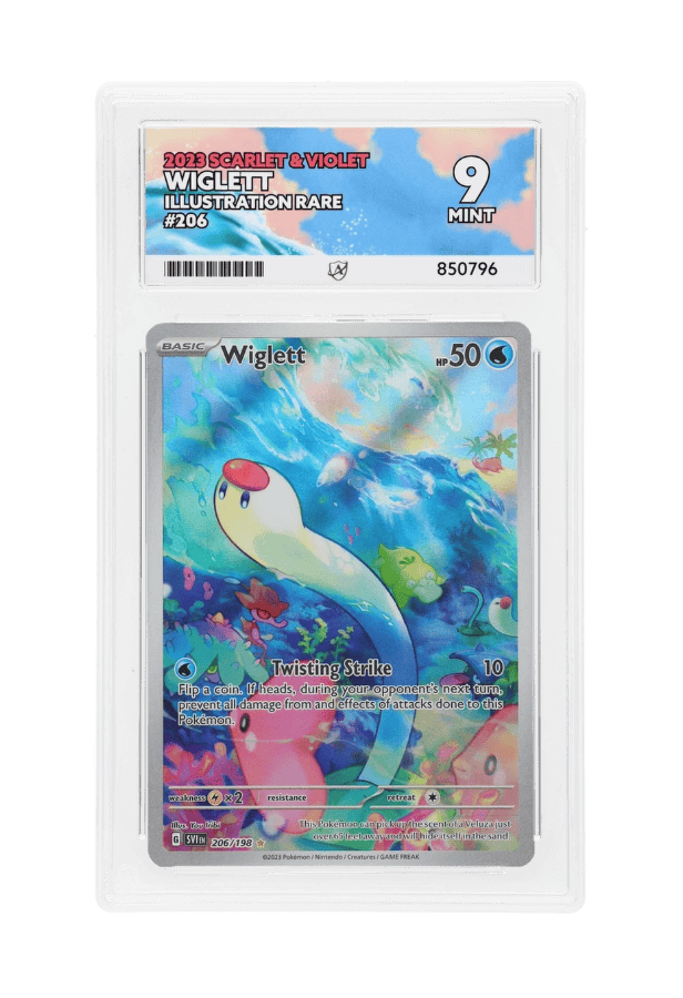 BuyGradedCards WIGLETT IR 206/198 ACE MINT 9 - Scarlet & Violet 2023