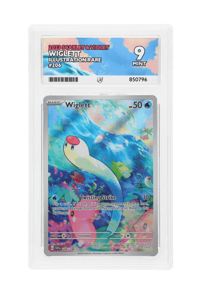 BuyGradedCards WIGLETT IR 206/198 ACE MINT 9 - Scarlet & Violet 2023