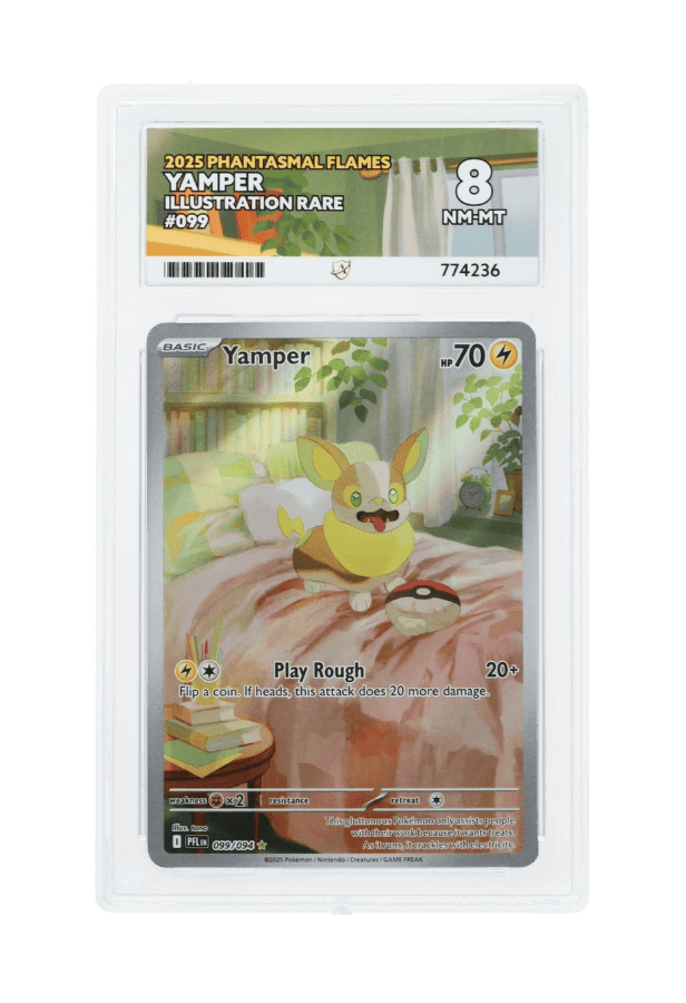 BuyGradedCards YAMPER IR 099/094 ACE NM-MT 8 - Phantasmal Flames 2025