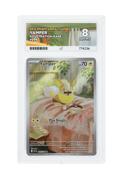 BuyGradedCards YAMPER IR 099/094 ACE NM-MT 8 - Phantasmal Flames 2025