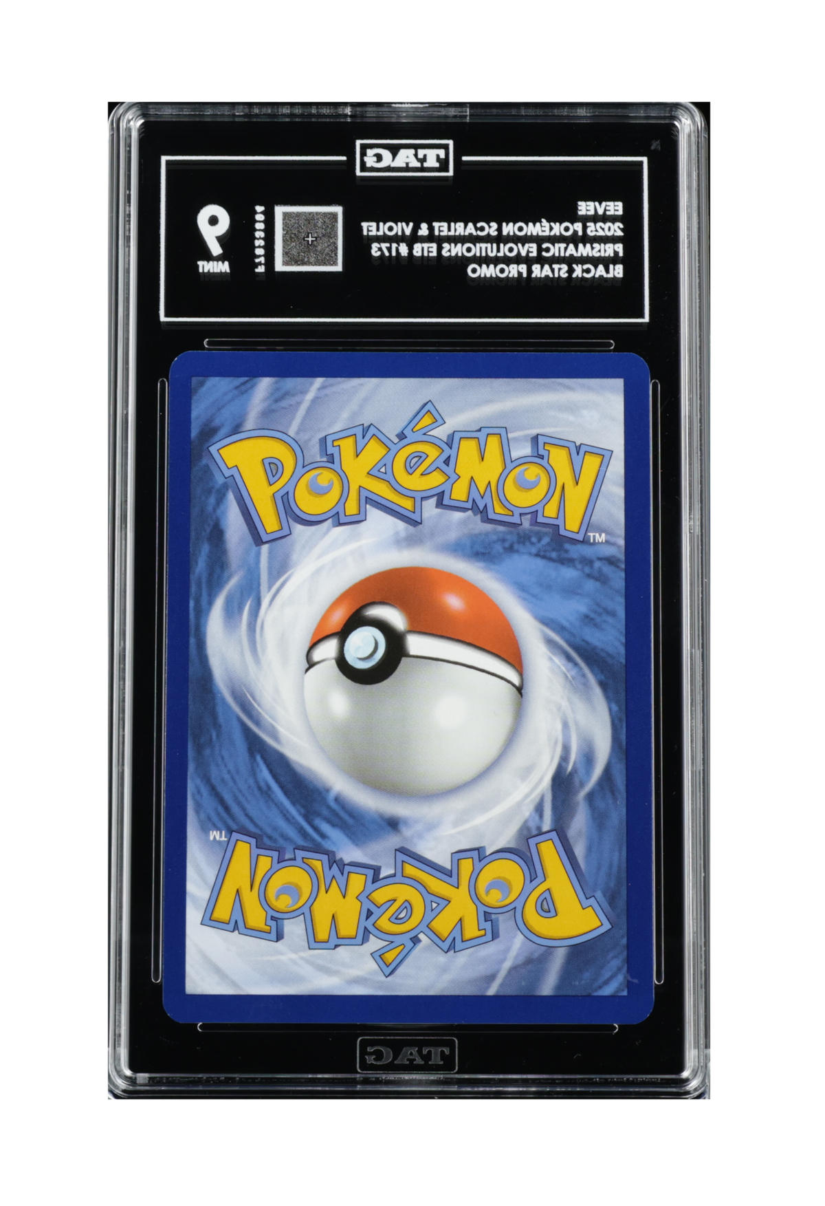 EEVEE SVP173 TAG MINT 9 - Prismatic Evolutions ETB Black Star Promo 2025