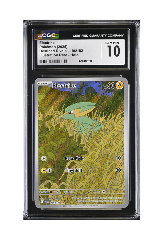 ELECTRIKE IR 196/182 CGC GEM MINT 10 - Destined Rivals 2025