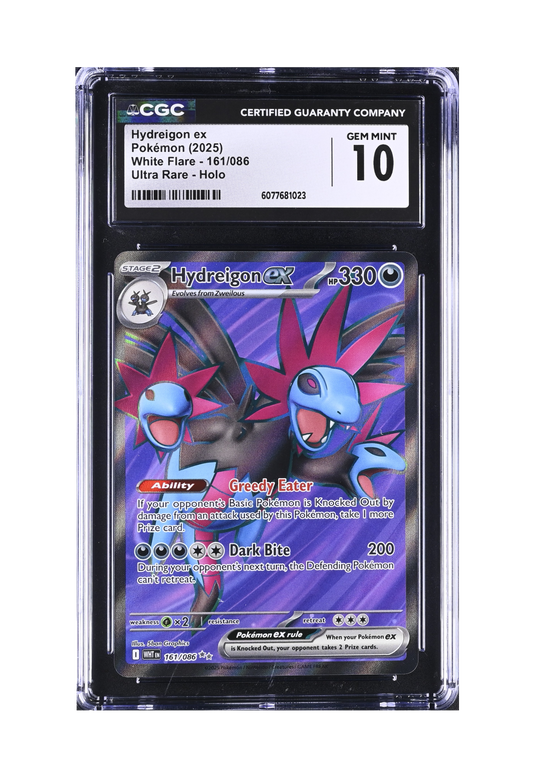 HYDREIGON EX UR 161/086 CGC GEM MINT 10 - White Flare 2025