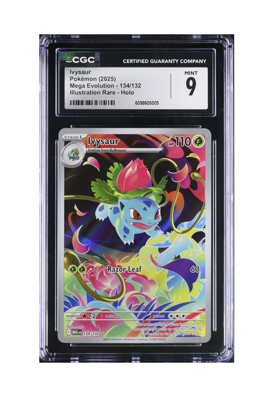 IVYSAUR IR 134/132 CGC MINT 9 - Mega Evolution 2025