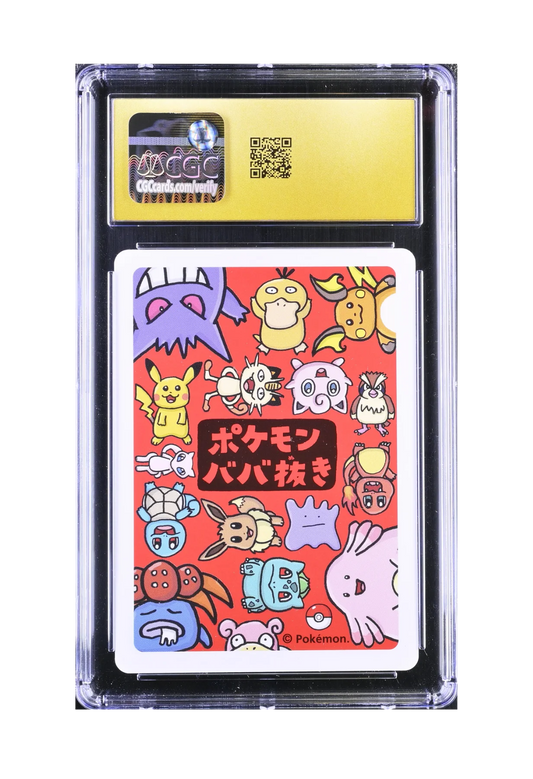JIGGLYPUFF CGC PRISTINE 10 - Pokemon Japanese Old Maid Playing Cards 2019
