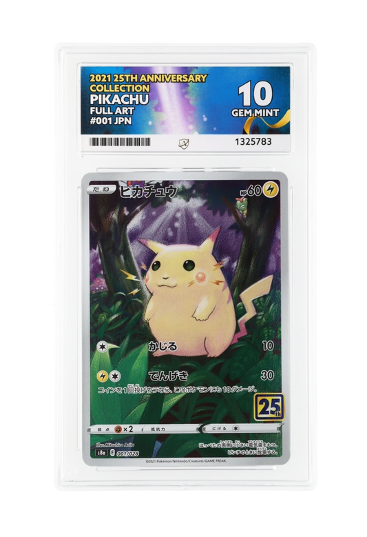 PIKACHU FA 001/028 ACE GEM MINT 10 - 25th Anniversary Collection 2021 (JPN)