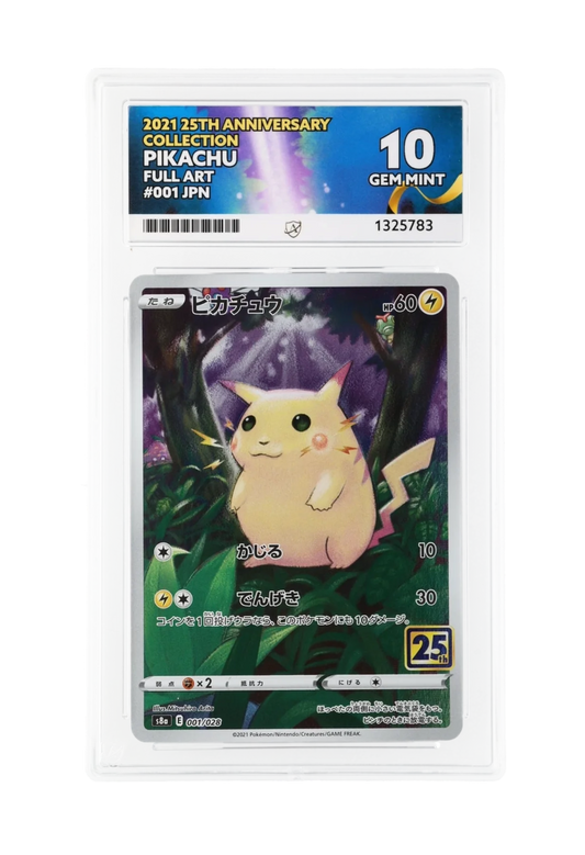 PIKACHU FA 001/028 ACE GEM MINT 10 - 25th Anniversary Collection 2021 (JPN)