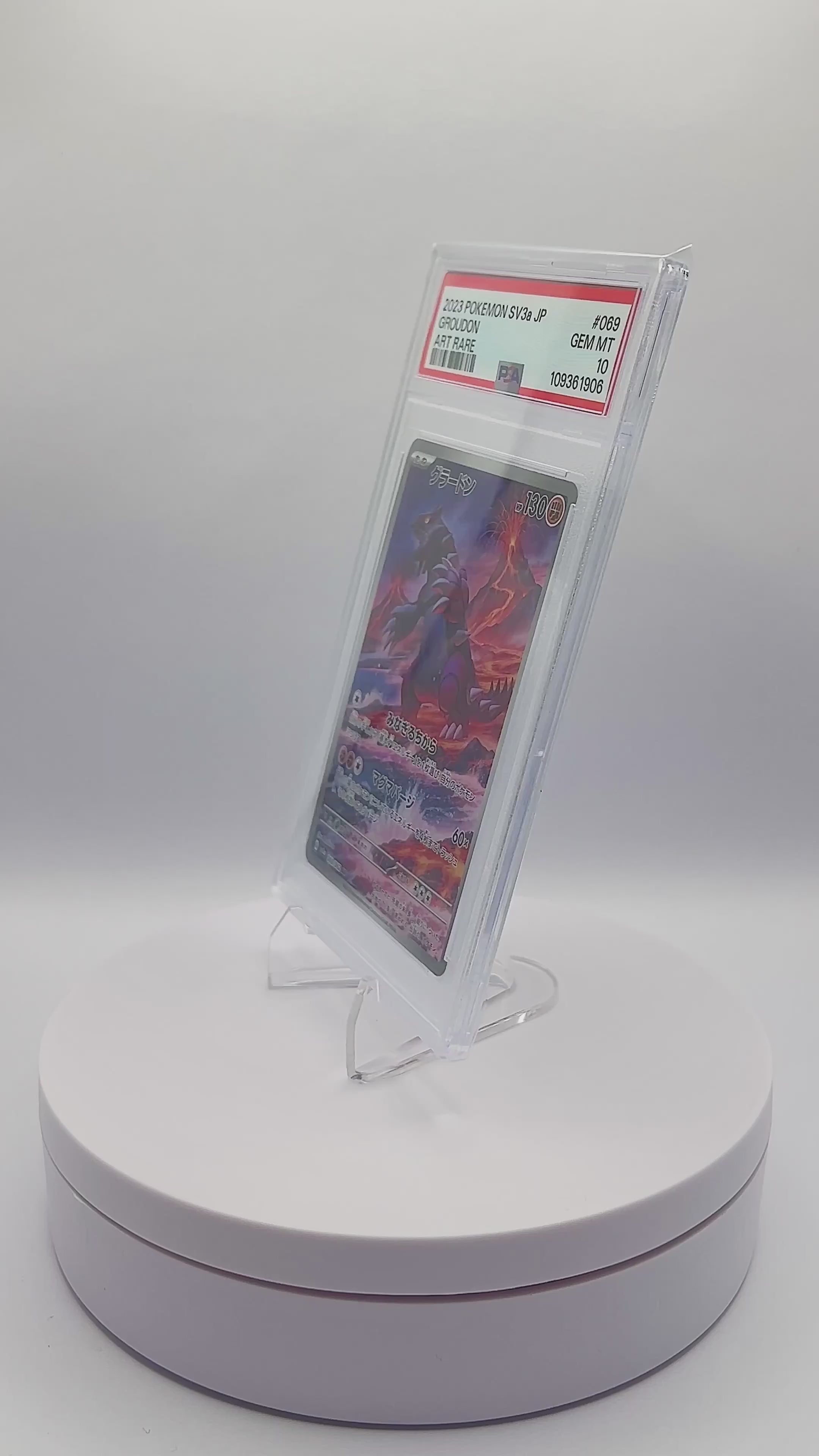 GROUDON AR 069/062 PSA GEM MINT 10 - Raging Surf 2023