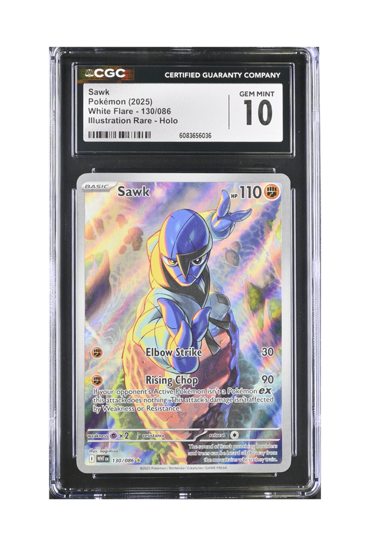 SAWK IR 130/086 CGC GEM MINT 10 - White Flare 2025