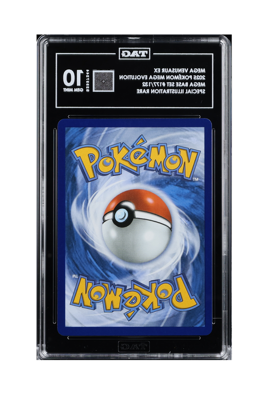 MEGA VENUSAUR EX SIR 177/132 TAG GEM MINT 10 - Mega Evolution 2025