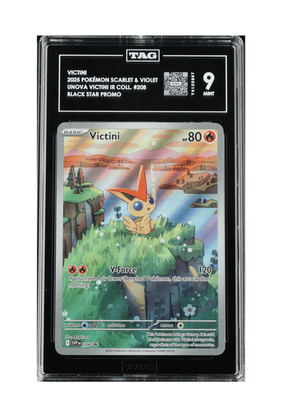 VICTINI SVP208 TAG MINT 9 - Victini Illustration Collection Black Star Promo 2025