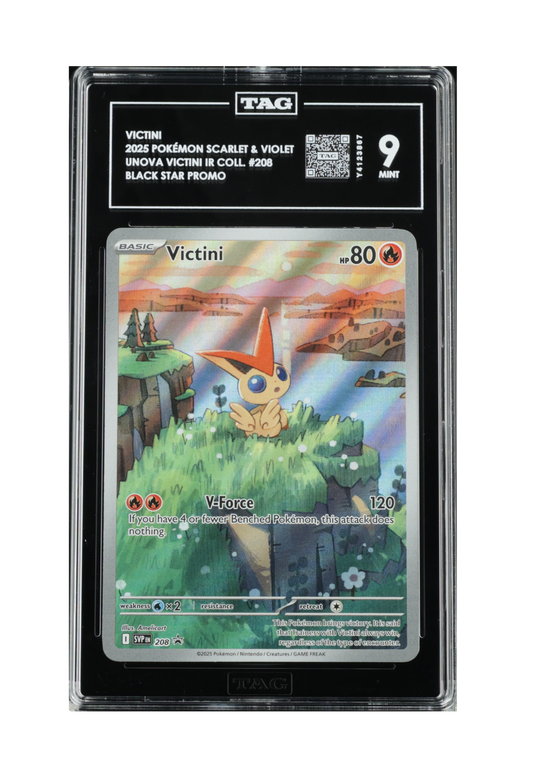 VICTINI SVP208 TAG MINT 9 - Victini Illustration Collection Black Star Promo 2025